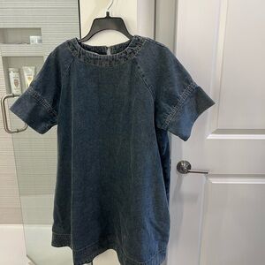 Anthropologie Blue Denim Dress